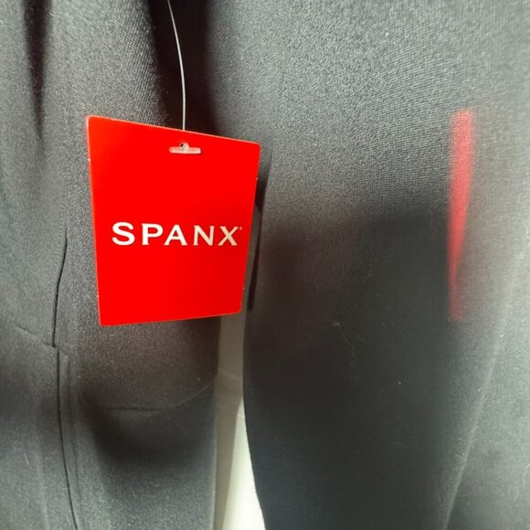 Spanx The Perfect Shift in Classic Black Ponte Stretch Dress 3 /4 Sleeve Size XL - Picture 7 of 11